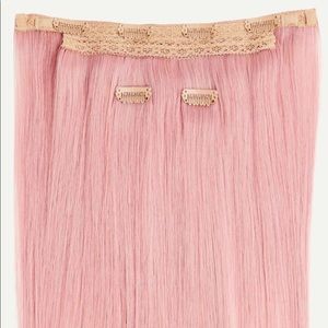 Luxy 16" Bubblegum Peekaboo Halo® Hair Extensions